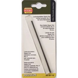 Lehtisahanterät Proxxon Super-Cut nro 5 12kpl metallille