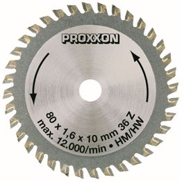 Pyörösahanterä Proxxon 28732 80x1,6x10mm