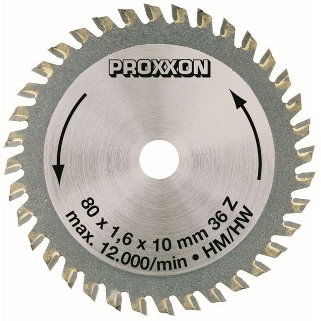 Pyörösahanterä Proxxon 28732 80x1,6x10mm
