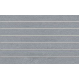 Seinälaatta Laattapiste LPC Minimal Grey Precut, 25x40cm, lasitettu kaakeli, tasapintainen, matta, valesauma