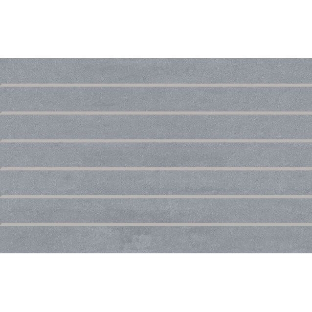 Seinälaatta Laattapiste LPC Minimal Grey Precut, 25x40cm, lasitettu kaakeli, tasapintainen, matta, valesauma