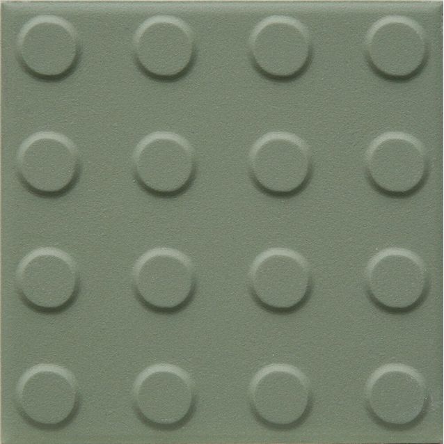 Lattialaatta Pukkila Natura Vihreä, himmeä, struktuuri, pyörönasta, 96x96mm