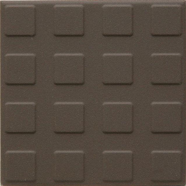 Lattialaatta Pukkila Natura Ruskea, himmeä, struktuuri, neliönasta, 96x96mm