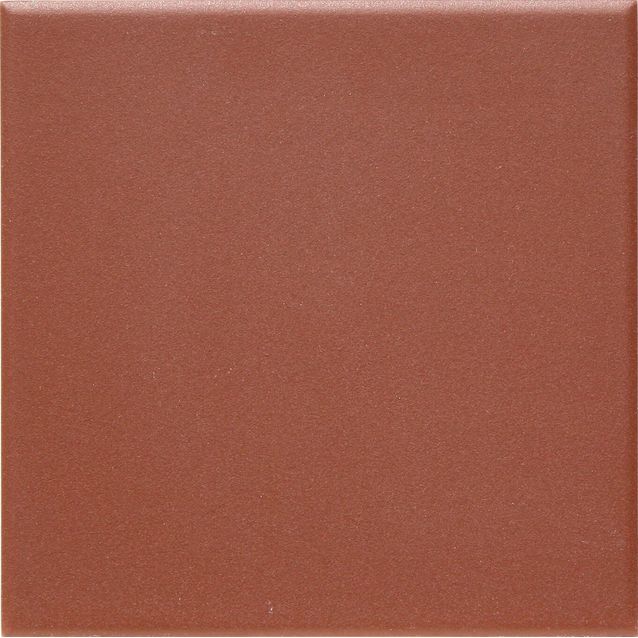 Lattialaatta Pukkila Natura Punainen, himmeä, sileä, 96x96mm