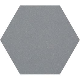 Lattialaatta Pukkila Natura 6-kulmainen Tummanharmaa himmeä sileä 115x100 mm