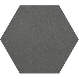 Lattialaatta Pukkila Natura 6-kulmainen Musta himmeä sileä 115x100 mm