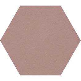Lattialaatta Pukkila Natura 6-kulmainen Roosa himmeä sileä 115x100 mm