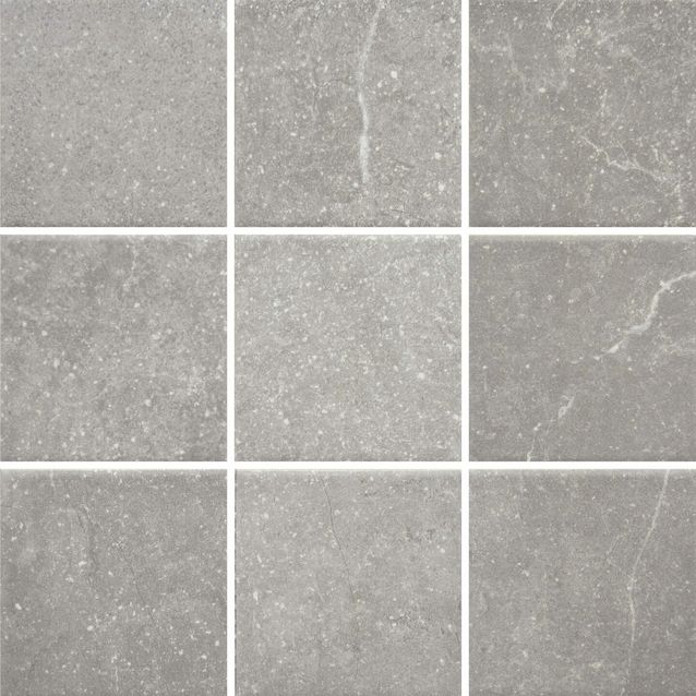 Lattialaatta Pukkila Piazen Iron, himmeä, sileä, 97x97mm