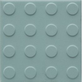 Lattialaatta Pukkila Natura Vaaleanvihreä himmeä struktuuri pyörönasta 96x96 mm