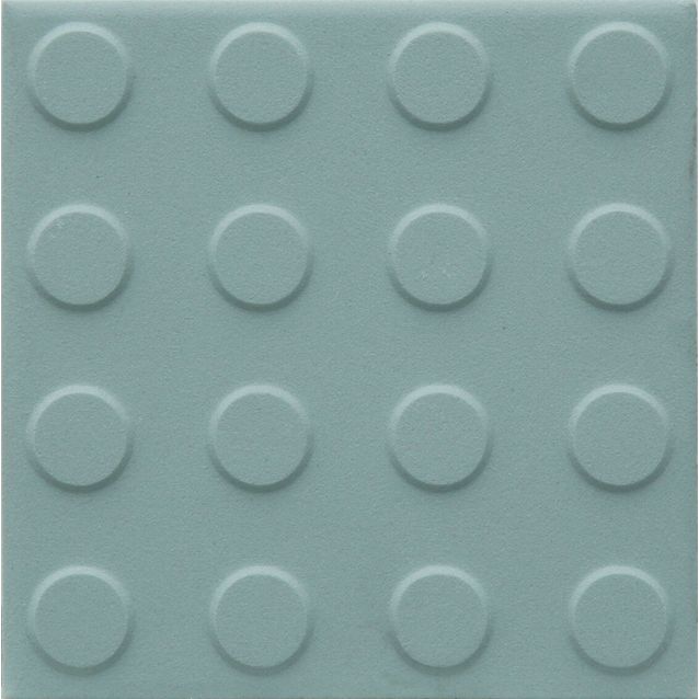 Lattialaatta Pukkila Natura Vaaleanvihreä, himmeä, struktuuri, pyörönasta, 96x96mm