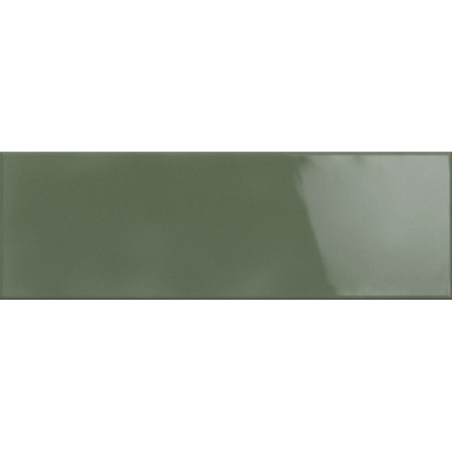 Seinälaatta Pukkila Soho Green, kiiltävä, struktuuri, 297x97mm