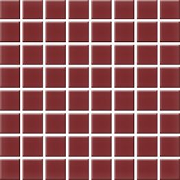 Mosaiikkilaatta Pukkila Color Burgundy, himmeä, sileä, 22x22mm