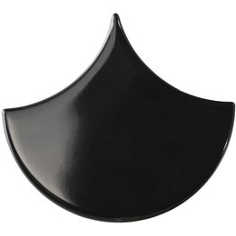 Seinälaatta Pukkila Scales Preto kiiltävä sileä 150x135 mm