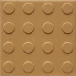 Lattialaatta Pukkila Natura Okrankeltainen himmeä struktuuri pyörönasta 96x96 mm