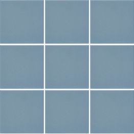 Lattialaatta Pukkila Natura Sininen himmeä sileä 96x96 mm lasikuituverkossa