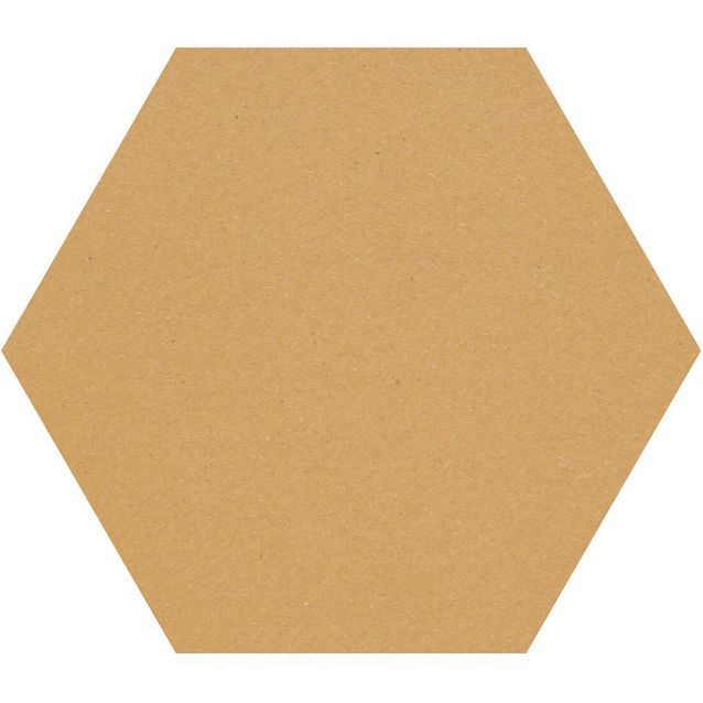 Lattialaatta Pukkila Natura 6-kulmainen Okrankeltainen, himmeä, sileä, 115x100mm