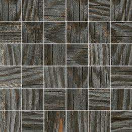 Mosaiikkilaatta Pukkila Artwood Blackblue himmeä sileä 50x50 mm