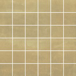 Mosaiikkilaatta Pukkila Metal Design Brass matta sileä 4,8x4,8 cm