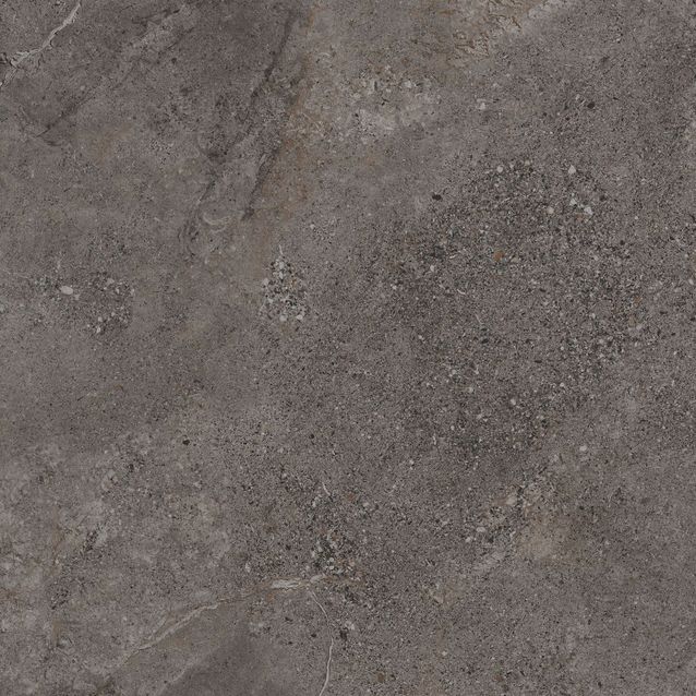 Lattialaatta Pukkila Stone Age Anthracite, 59.2x59.2cm, karhennettu, matta