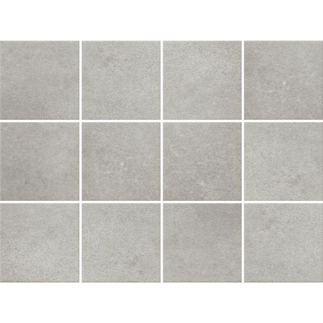 Lattialaatta Pukkila Europe Grey, himmeä, sileä, 97x97mm