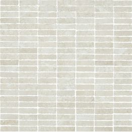Mosaiikkilaatta Pukkila Stonemix White mattoncino himmeä sileä 14x43 mm