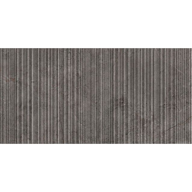 Seinälaatta Pukkila Stone Age Anthracite Sawn, 29.5x59.2cm, matta