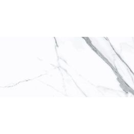 Seinälaatta Pukkila Luxury Statuario Valkoinen kiiltävä sileä 547x247 mm