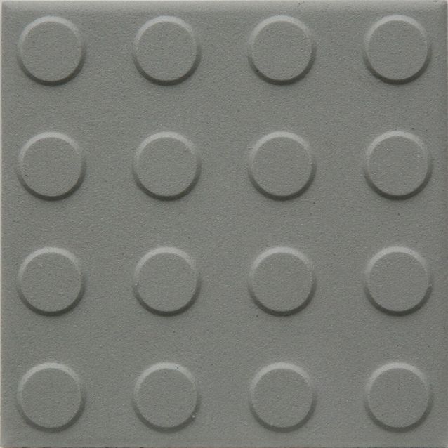 Lattialaatta Pukkila Natura Siniharmaa, himmeä, struktuuri, pyörönasta, 96x96mm