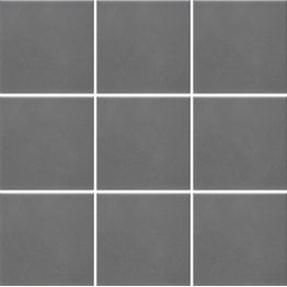 Lattialaatta Pukkila Natura Grafiitinharmaa himmeä sileä 96x96 mm lasikuituverkossa