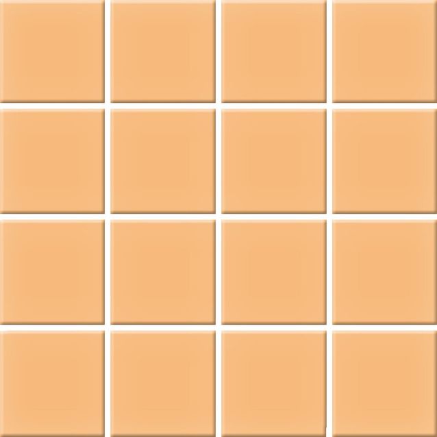 Mosaiikkilaatta Pukkila Color Amber, himmeä, sileä, 47x47mm