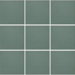 Lattialaatta Pukkila Natura Tummanvihreä himmeä sileä 96x96 mm lasikuituverkossa