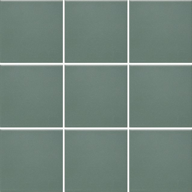 Lattialaatta Pukkila Natura Tummanvihreä, himmeä, sileä, 96x96mm, lasikuituverkossa