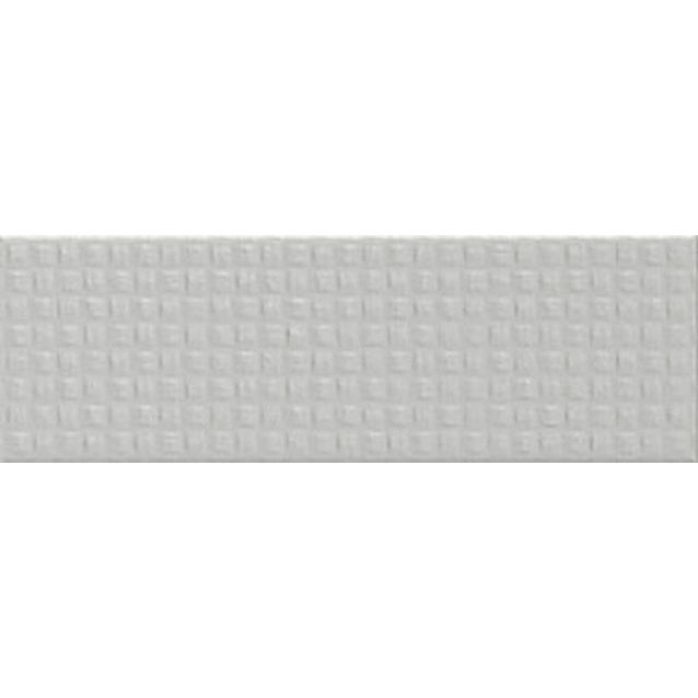 Kuviolaatta Pukkila Soho Light grey, kiiltävä, struktuuri, 297x97mm