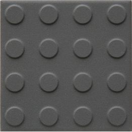 Lattialaatta Pukkila Natura Grafiitinharmaa himmeä struktuuri pyörönasta 96x96 mm