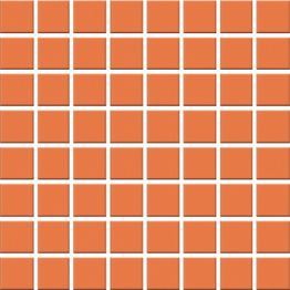 Mosaiikkilaatta Pukkila Color Tangerine, himmeä, sileä, 22x22mm
