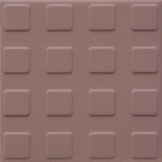 Lattialaatta Pukkila Natura Roosa, himmeä, struktuuri, neliönasta, 96x96mm