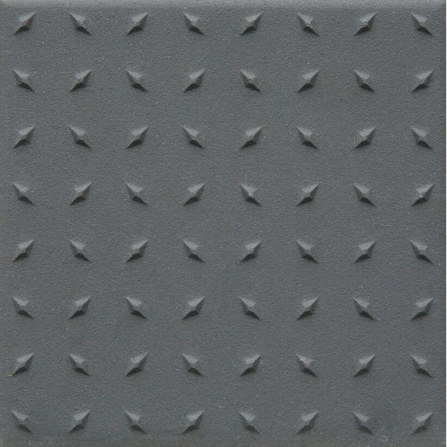 Lattialaatta Pukkila Natura Tummanharmaa, himmeä, struktuuri, dd, 96x96mm