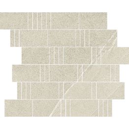 Mosaiikkilaatta Pukkila Landstone Dove Pave himmeä sileä 298x298 mm