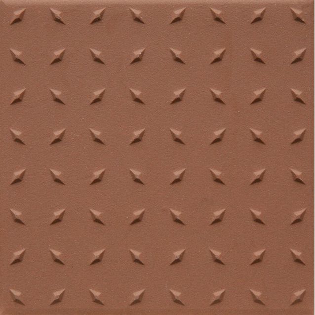 Lattialaatta Pukkila Natura Keskiruskea, himmeä, struktuuri, dd, 96x96mm