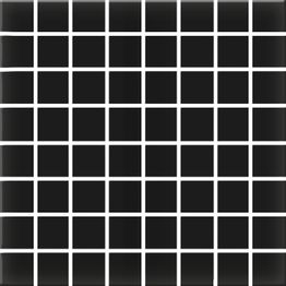 Mosaiikkilaatta Pukkila Color Black, himmeä, sileä, 22x22mm
