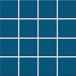 Mosaiikkilaatta Pukkila Color Petrol Blue, himmeä, sileä, 47x47mm
