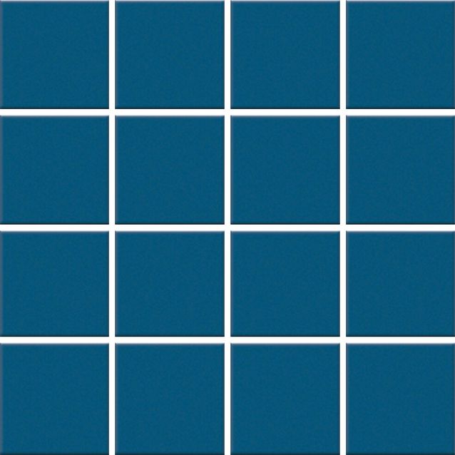 Mosaiikkilaatta Pukkila Color Petrol Blue, himmeä, sileä, 47x47mm