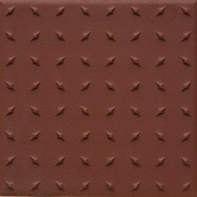 Lattialaatta Pukkila Natura Punainen, himmeä, struktuuri, dd, 96x96mm