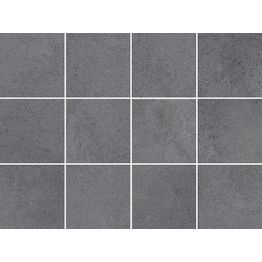 Lattialaatta Pukkila Concreto, 10x10cm, matta, lasitettu, liimatäpläarkki