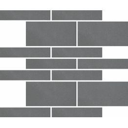 Mosaiikkilaatta Pukkila Natura Victoria OSLO, matta, tasapintainen, 7.1x14.6cm, lasikuituverkolla