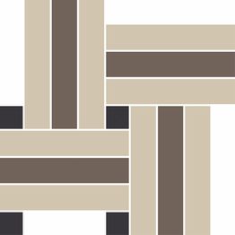 Mosaiikkilaatt Pukkila Natura Victoria WEAVE 6STP, matta, tasapintainen, 2.9x14.6cm, lasikuituverkolla