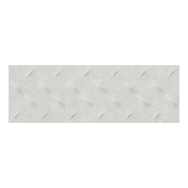 Seinälaatta Pukkila Paros 30x90cm 02 Ash Decora lasitettu kuviolaatta kohokuvioinen matta rektifioitu