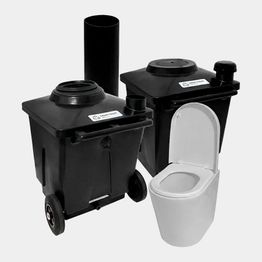 Sisäkuivakäymälä Pikkuvihreä Green Toilet Lux posliini-istuimella