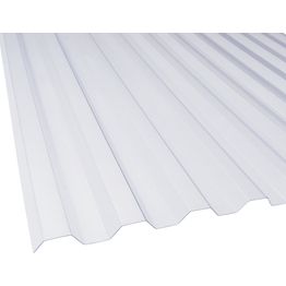 Valokate Keraplast PVC trapetsilevy, 1.0x1040x3000mm, kirkas