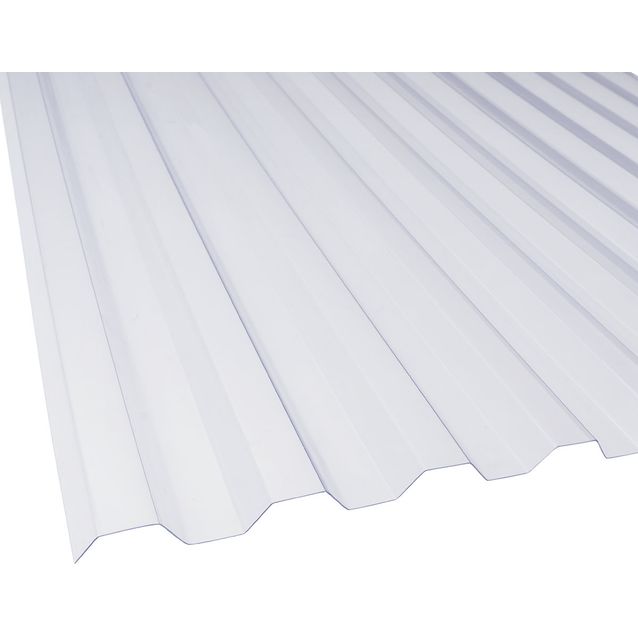 Valokate Keraplast PVC trapetsilevy, 1.0x1040x3000mm, kirkas